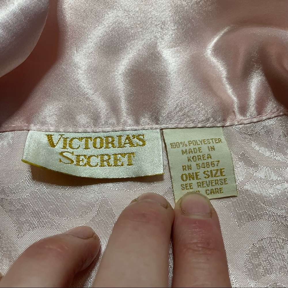 Victoria’s Secret Vintage Gold Label Lightweight Robe Nightgown Sleepwear OS - Picture 5 of 7